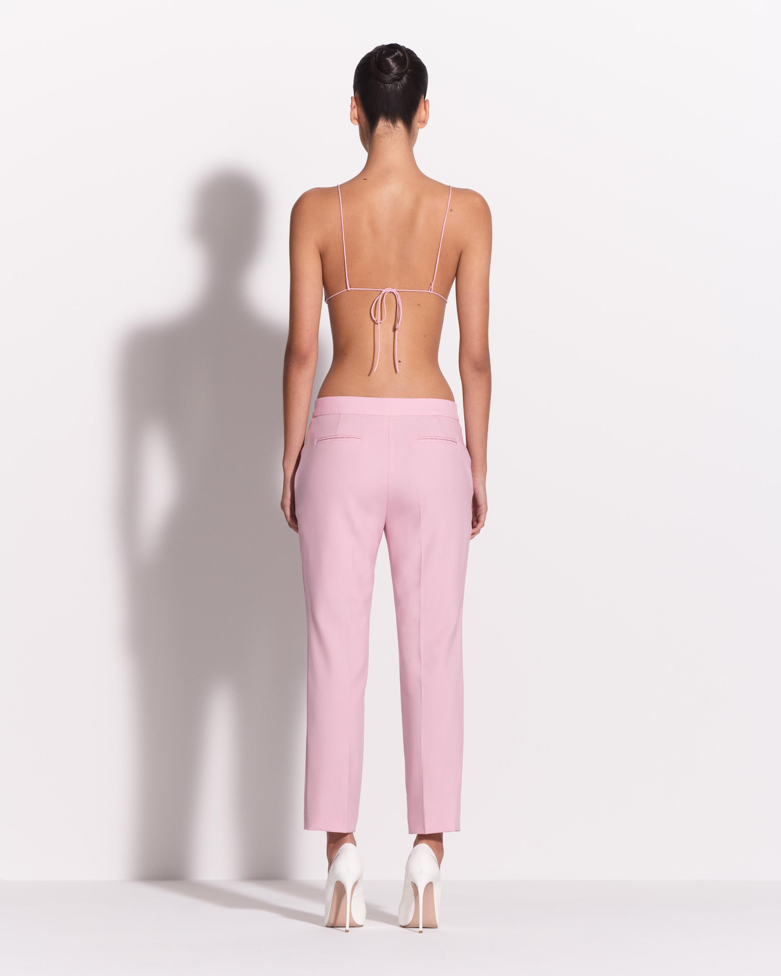 Crop Trouser in Wool Suiting