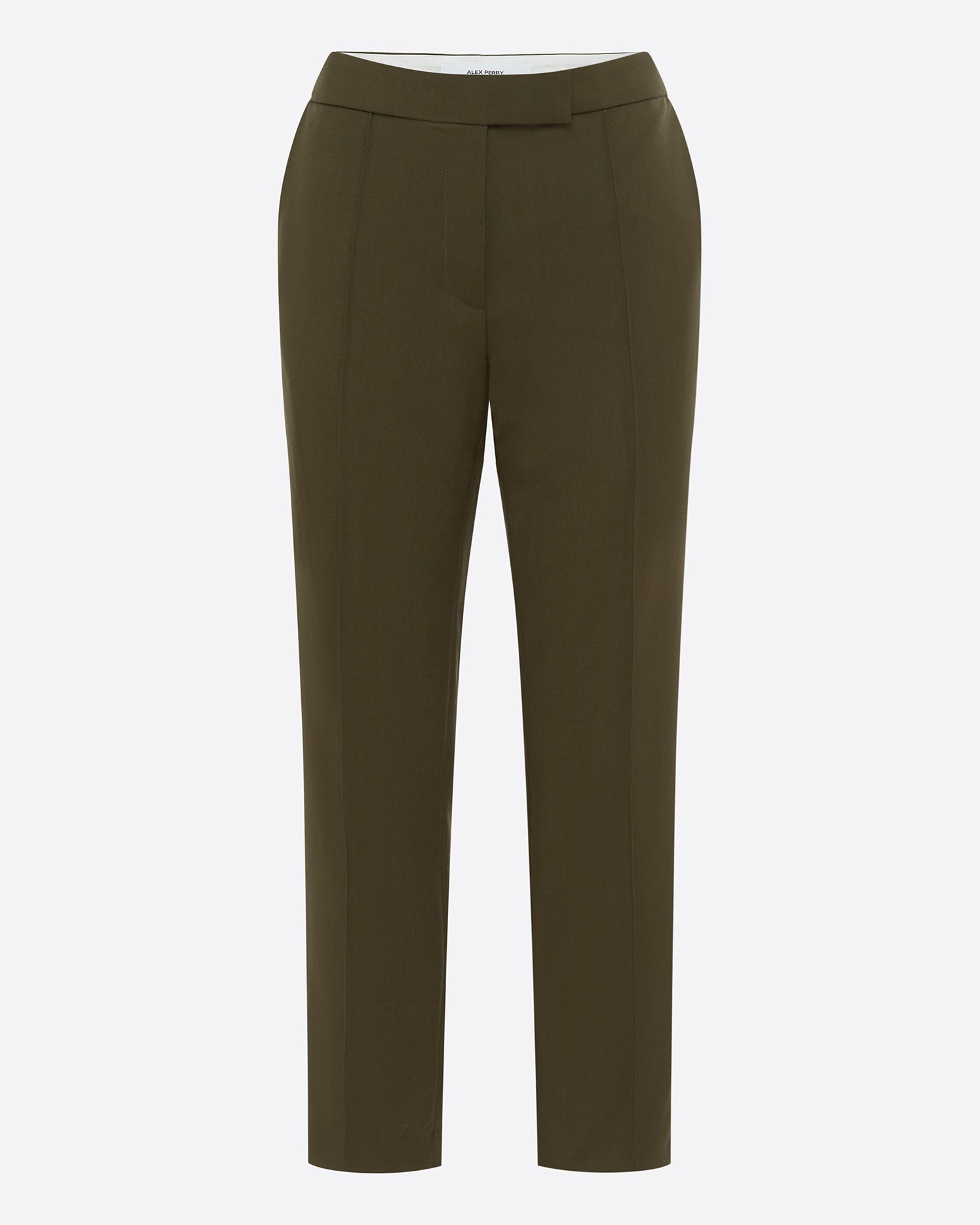 Crop Trouser in Wool Suiting