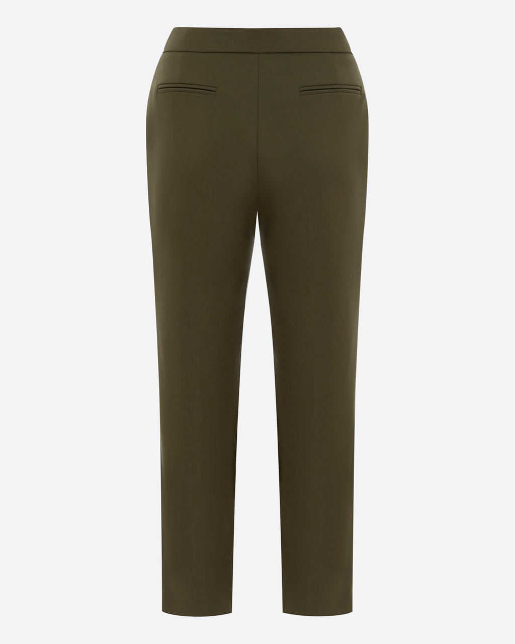Crop Trouser in Wool Suiting