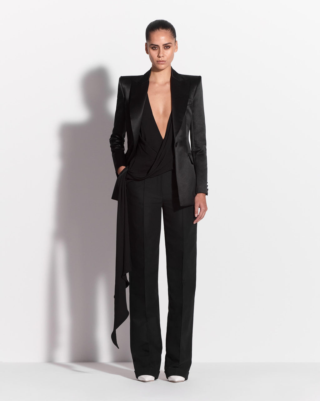 Cuffed Trouser in Cotton