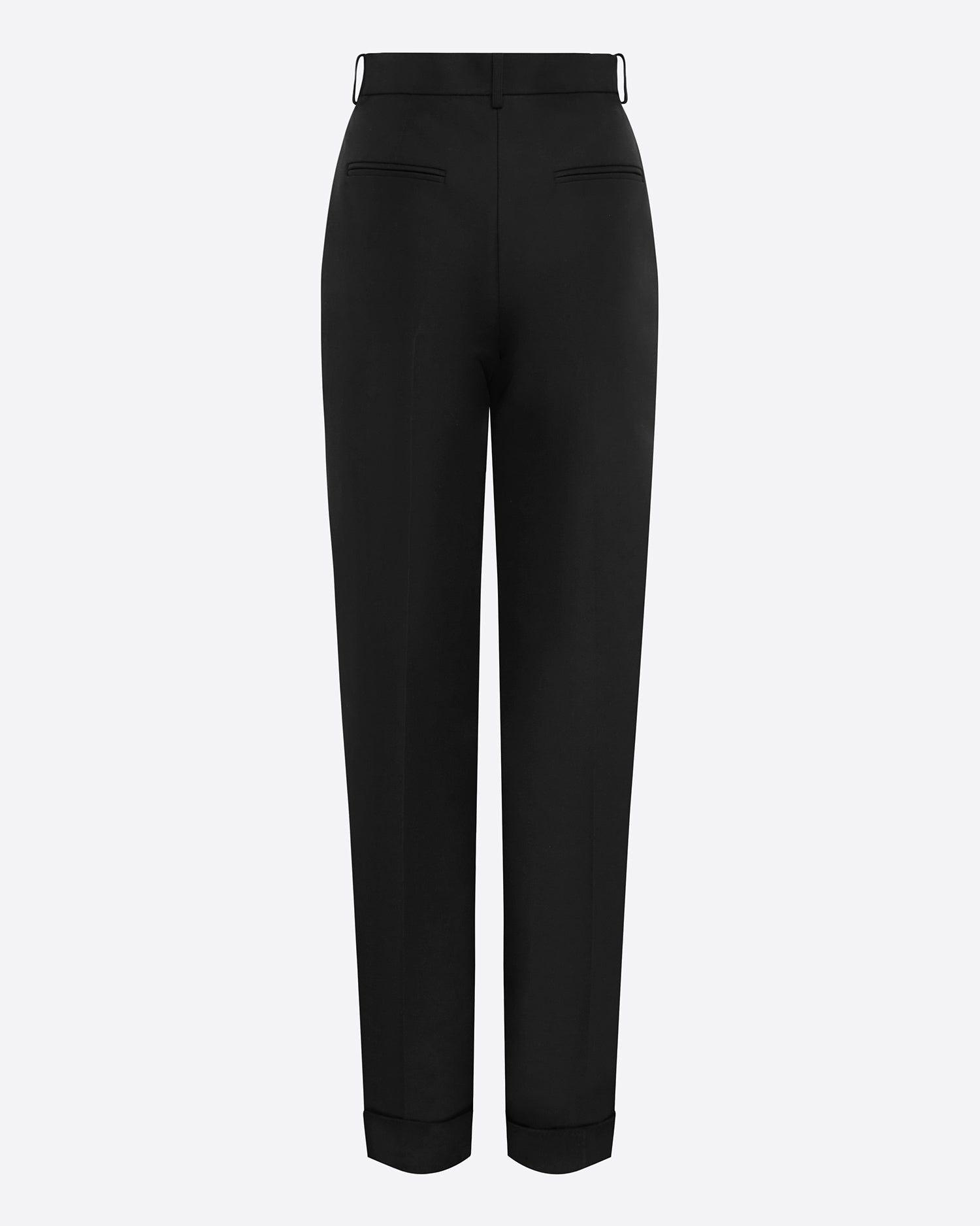 Cuffed Trouser in Cotton