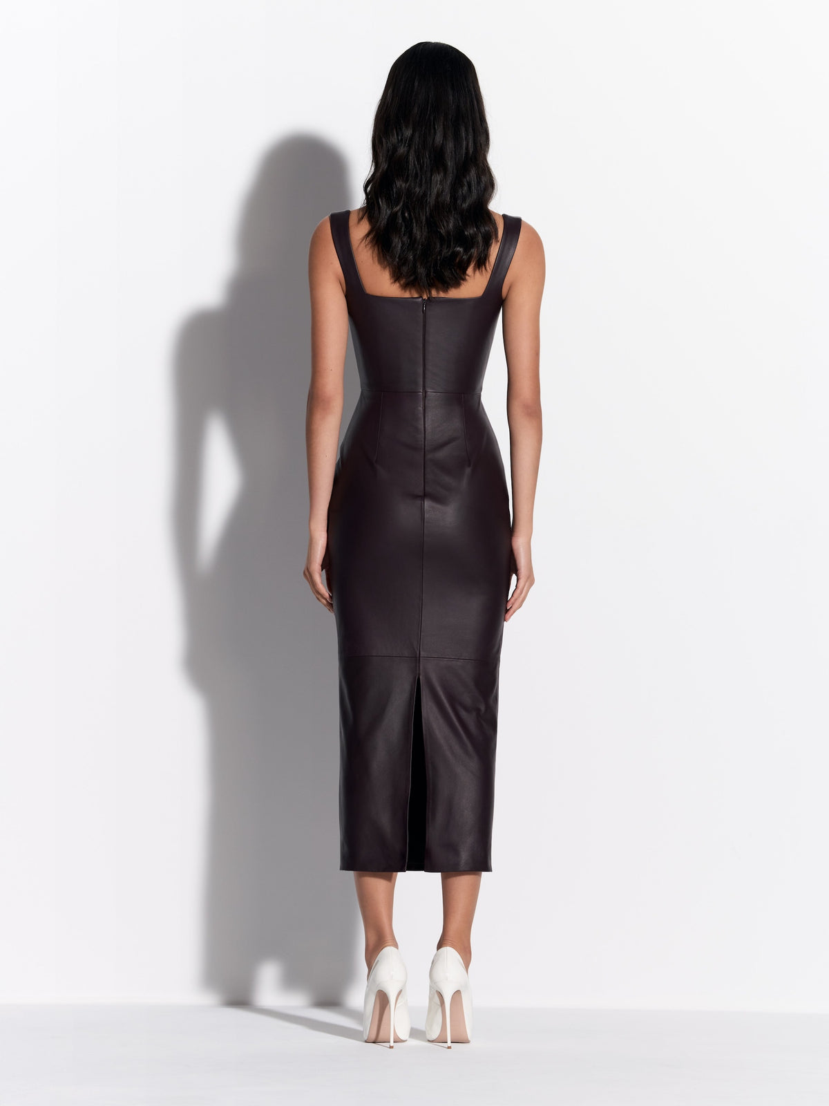 Cupped Dress in Leather - d1854re27-cupped-dress-in-leather-aubergine-02.jpg