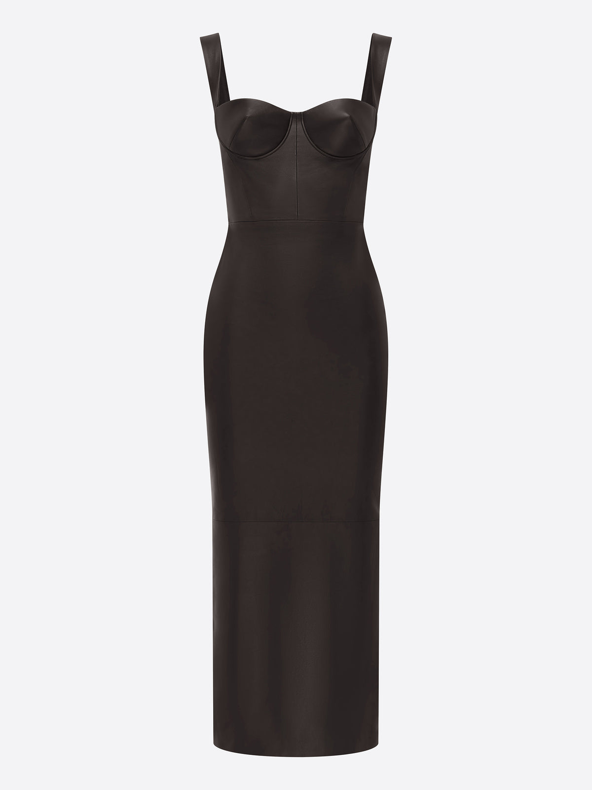 Cupped Dress in Leather - d1854re27-cupped-dress-in-leather-aubergine-11.jpg