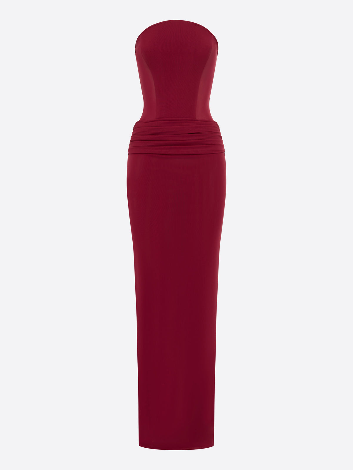 Curved Longline Column in Stretch Mesh