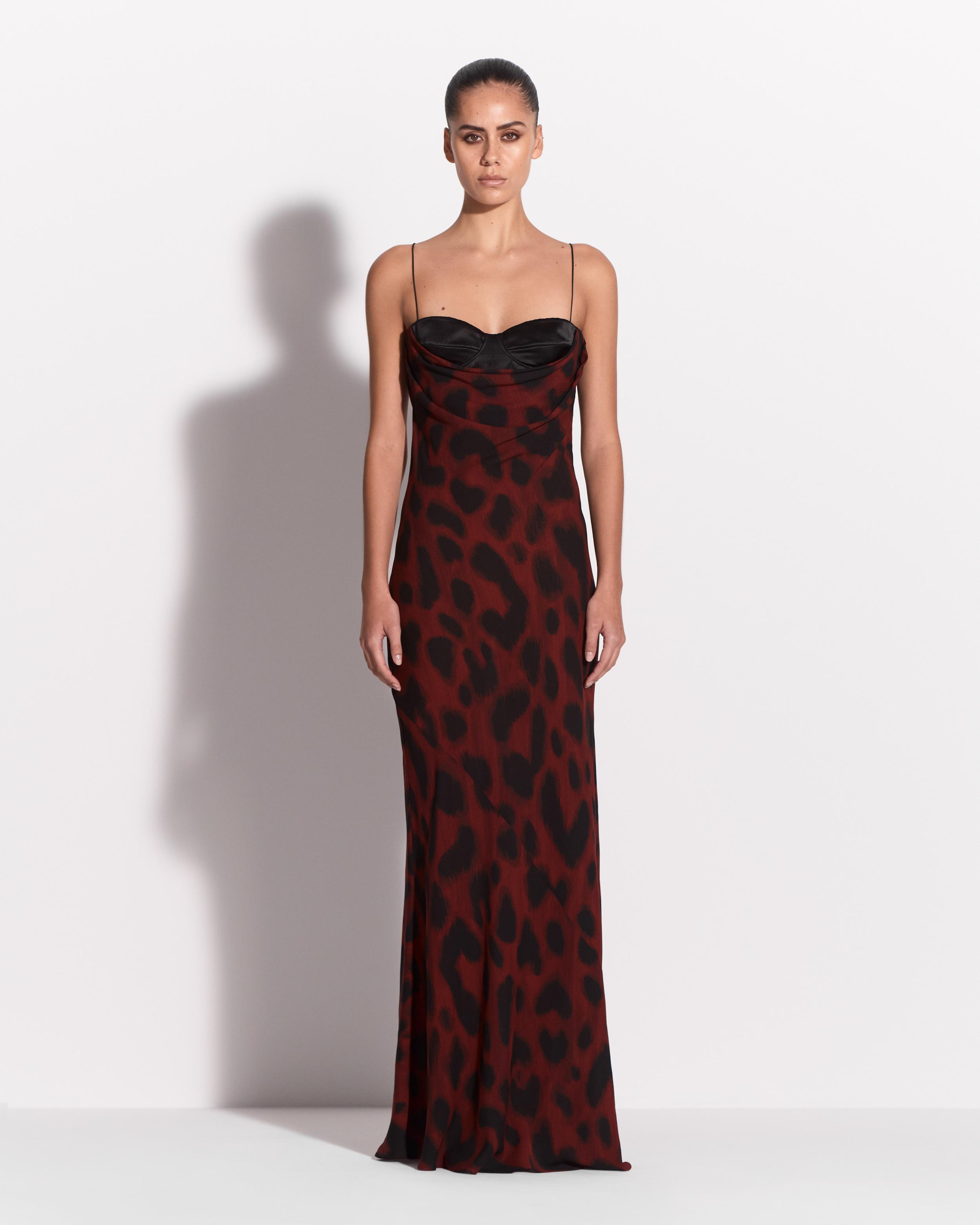 Drape Gown in Silk Georgette