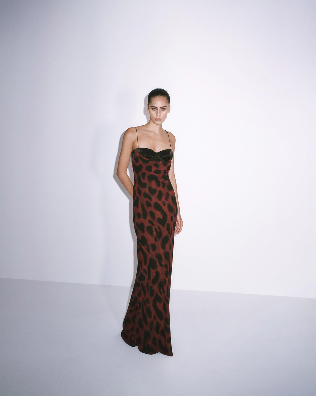 Drape Gown in Silk Georgette