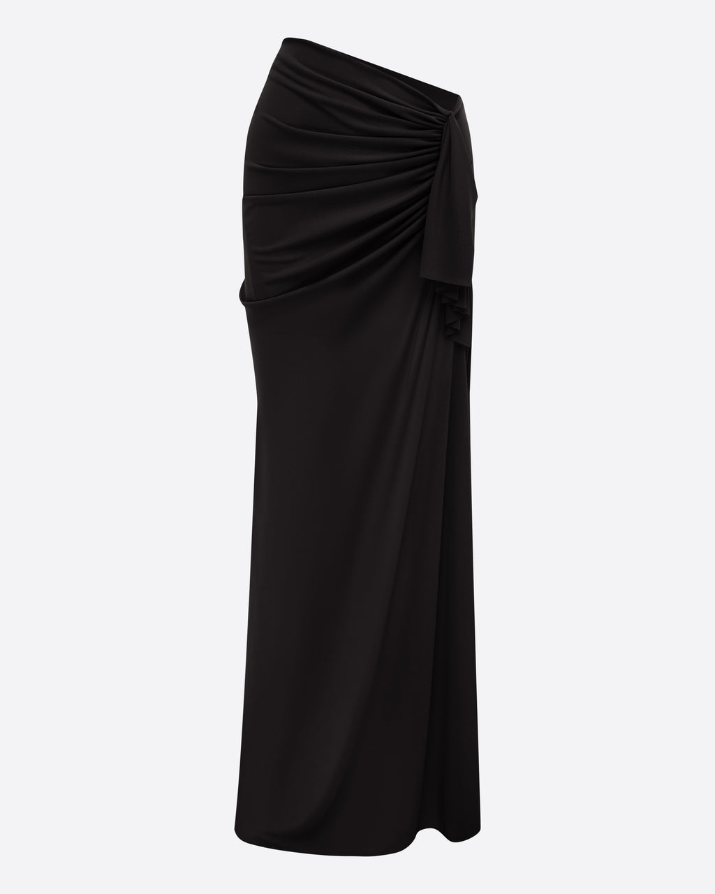 Drape Skirt in Stretch Mesh