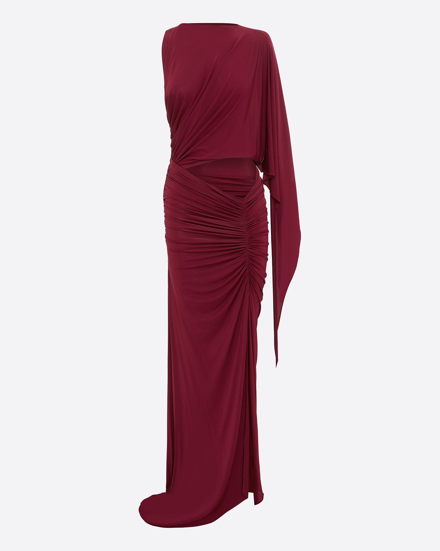 Drape Sleeve Gown in Jersey