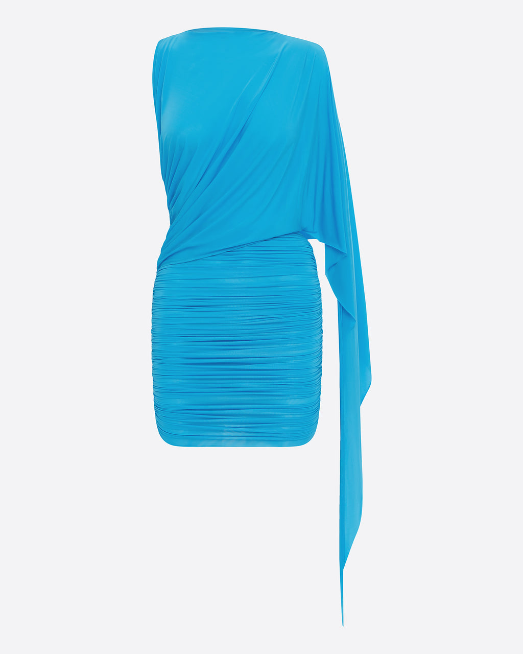 Drape Sleeve Mini Dress in Jersey