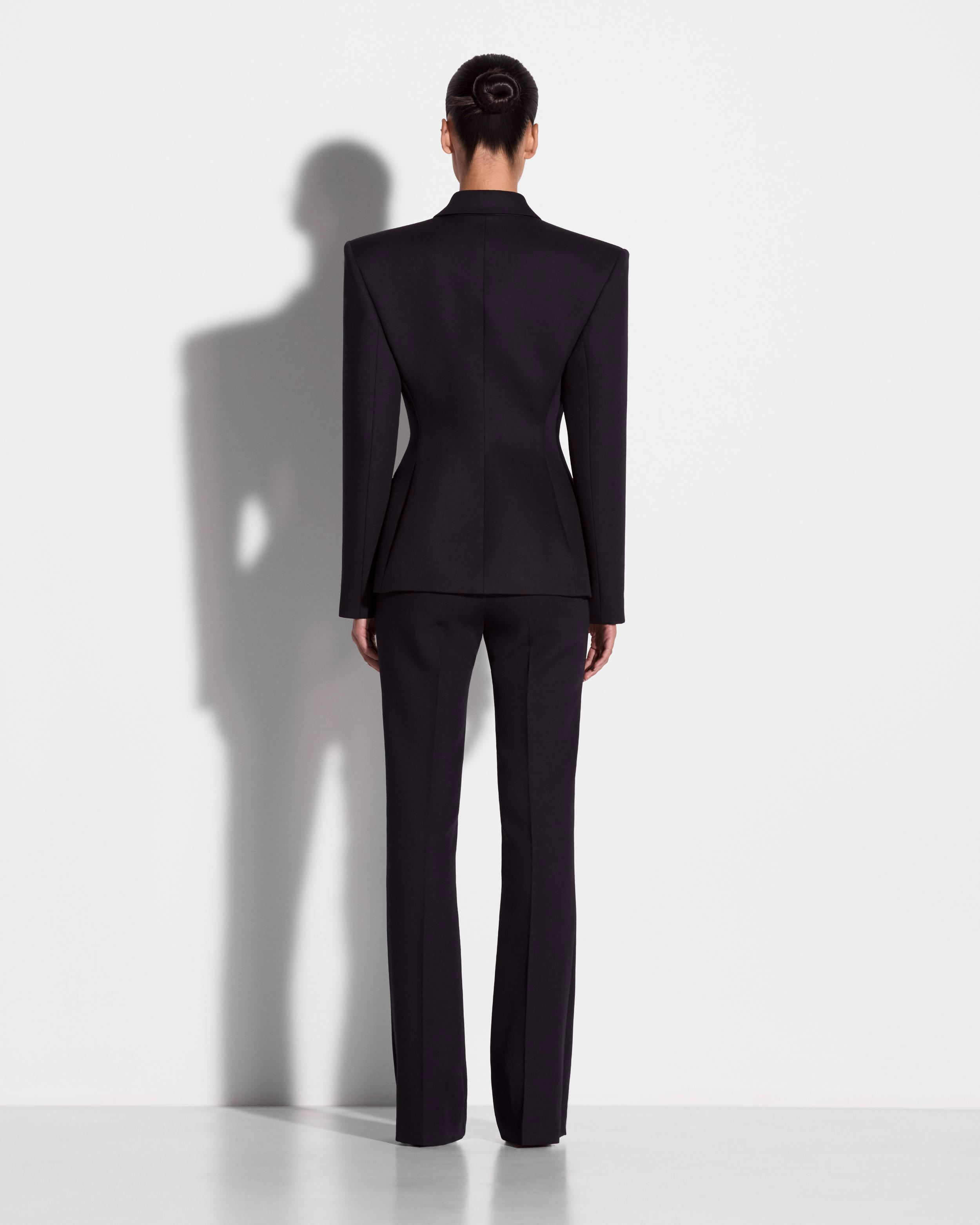 Flare Trouser in Wool Suiting