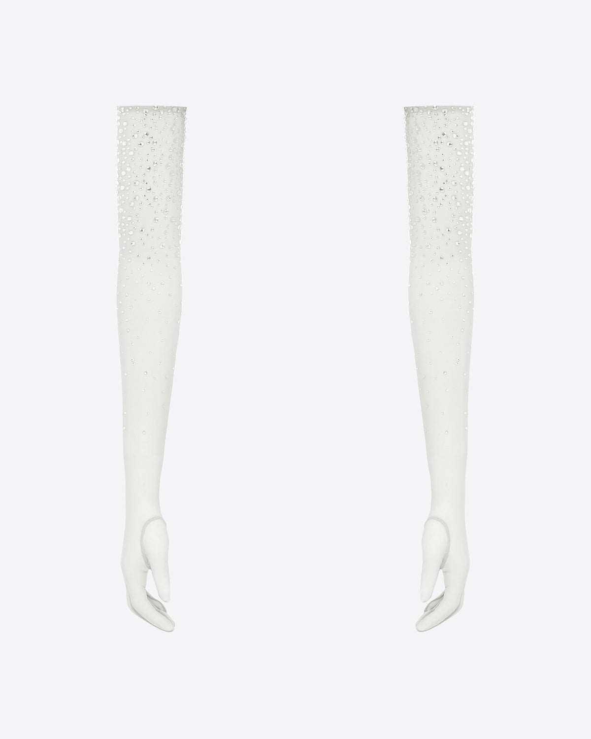 Gloves in Crystal Mesh