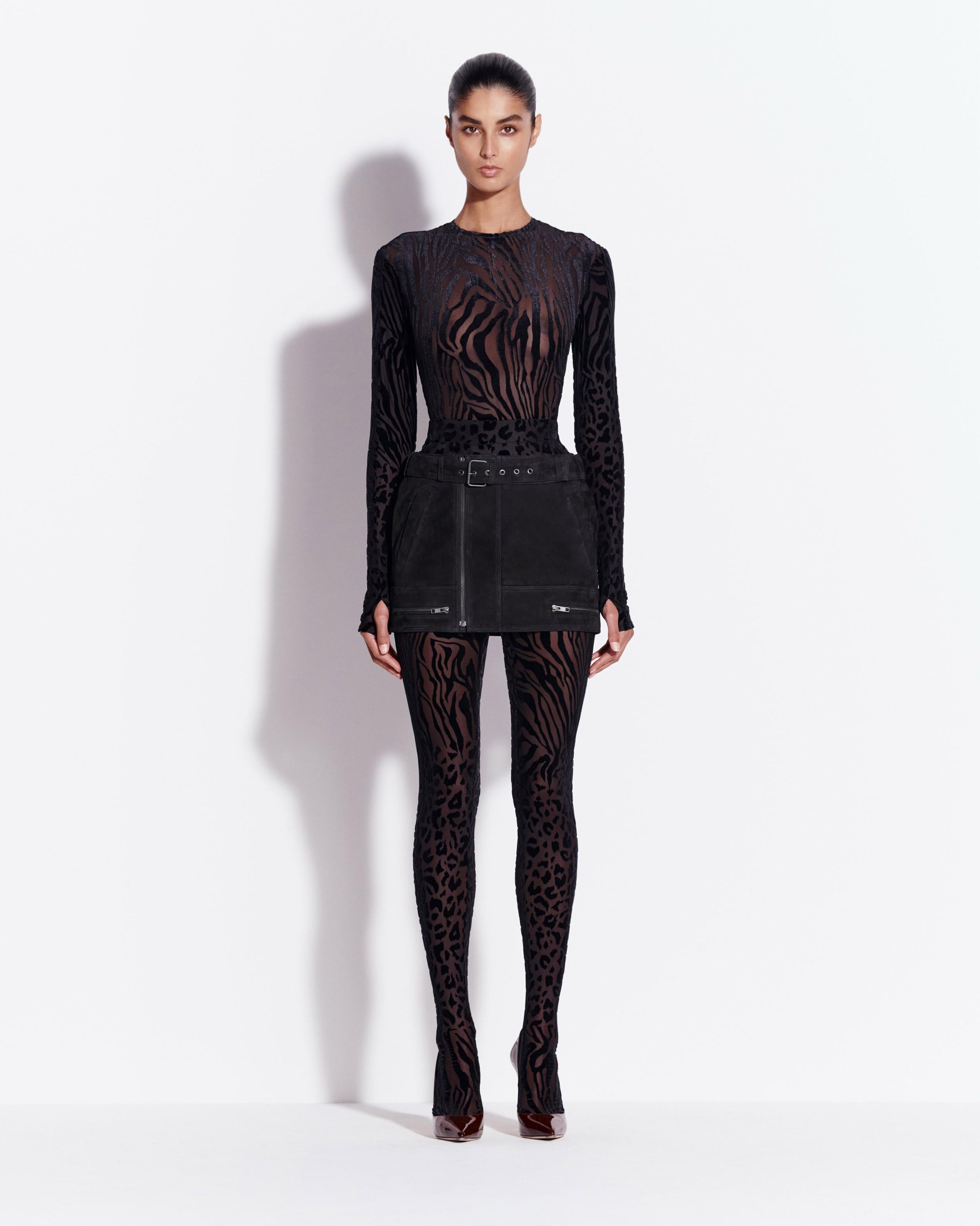 Long Sleeve Bodysuit in Burnout