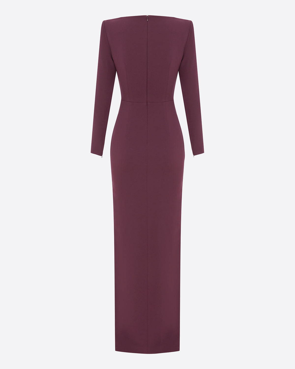 Long Sleeve Column in Crepe