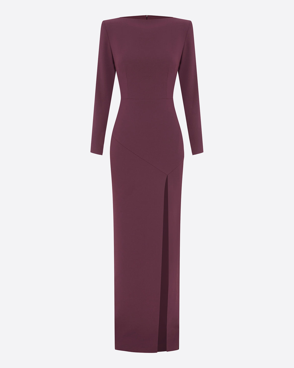 Long Sleeve Column in Crepe