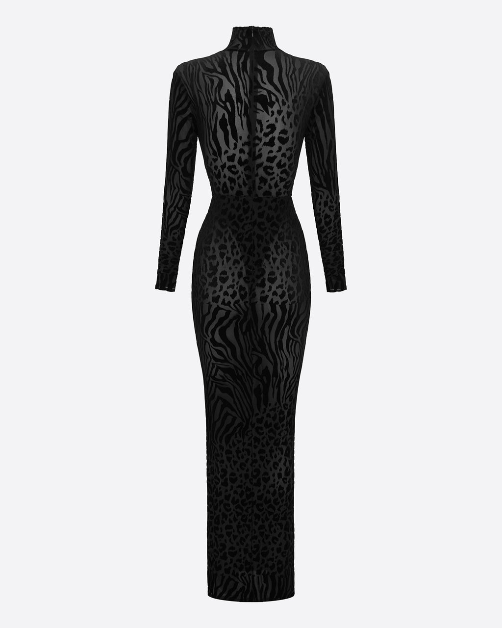 Long Sleeve Column in Devoré