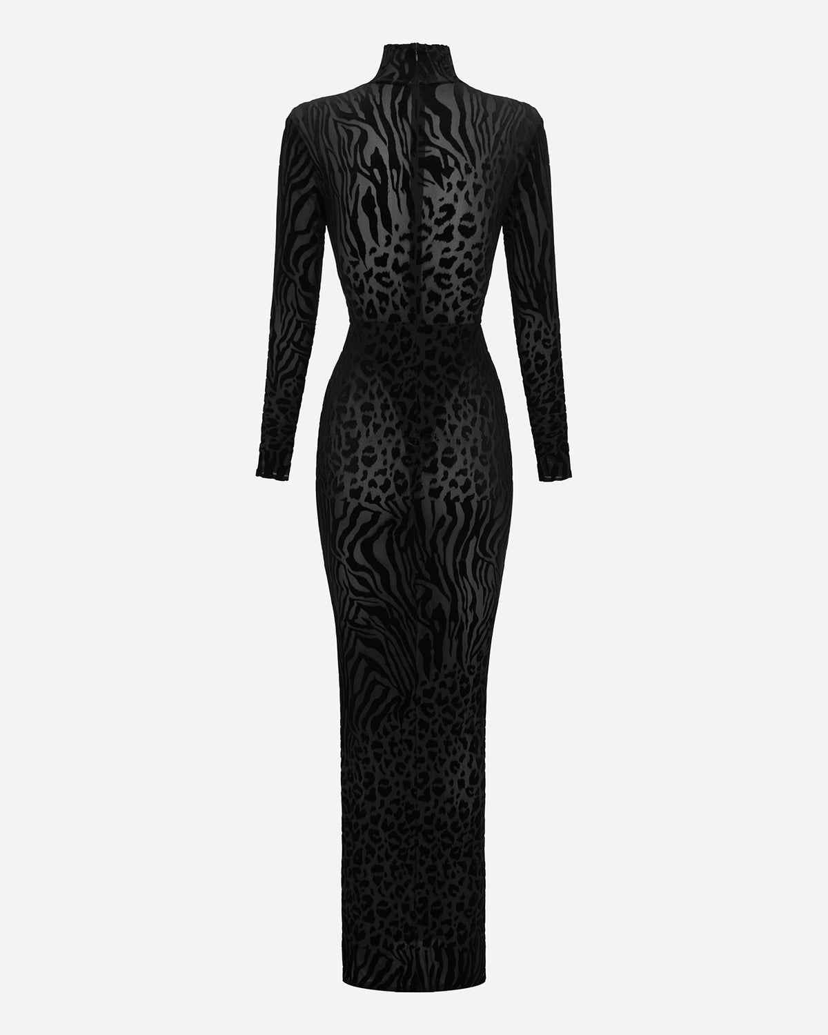 Long Sleeve Column in Devoré