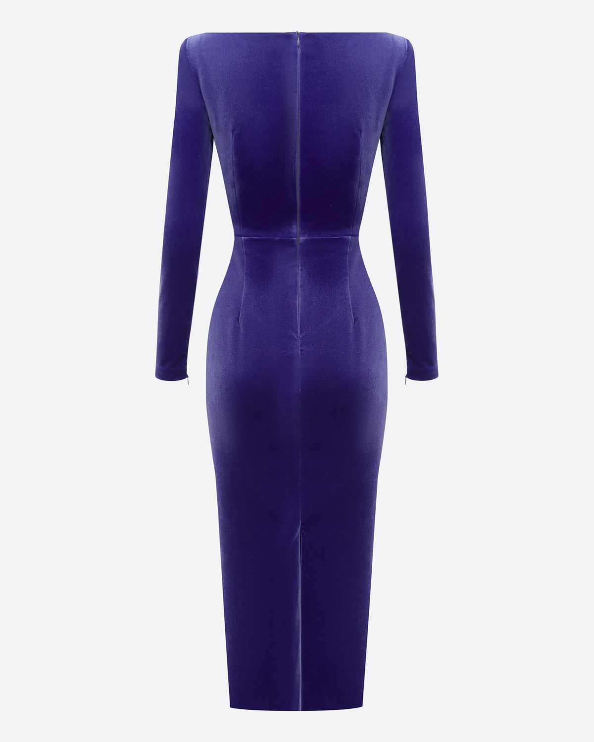 Long Sleeve Dress in Velvet