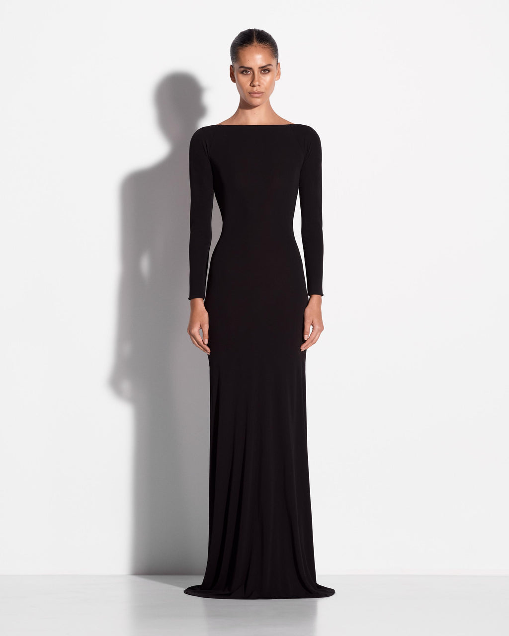 Long Sleeve Gown in Jersey