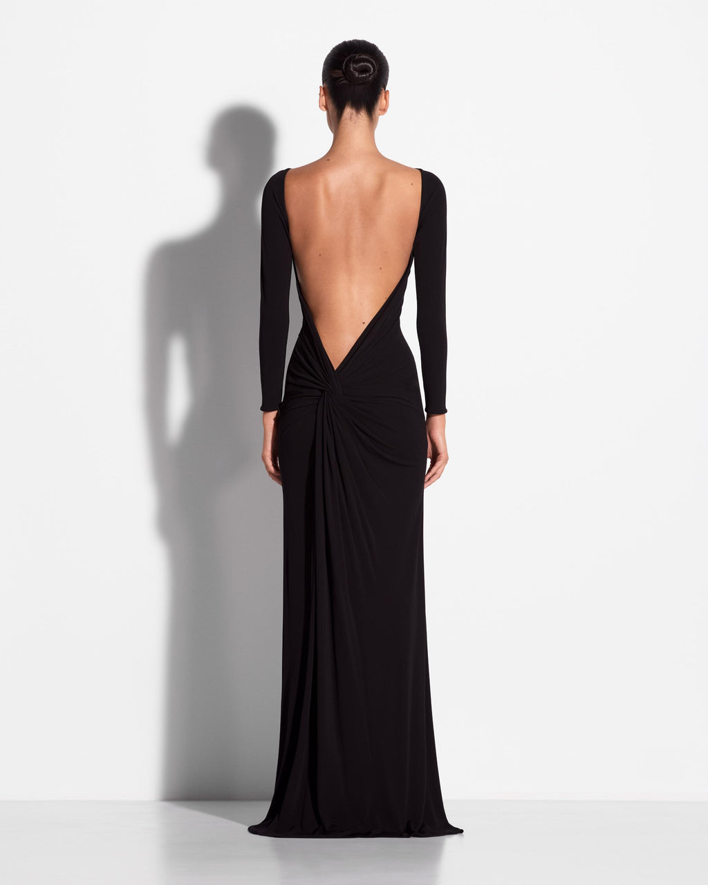 Long Sleeve Gown in Jersey