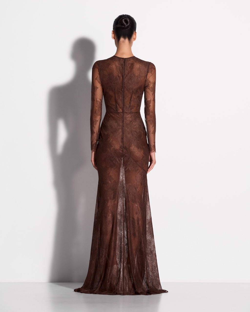 Long Sleeve Gown in Lace