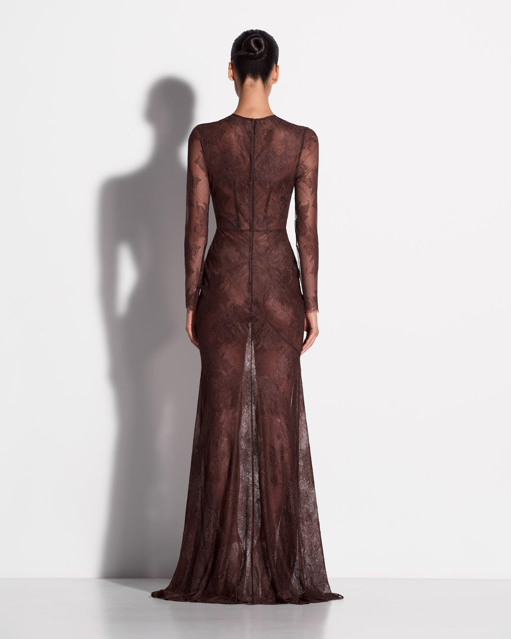 Long Sleeve Gown in Lace