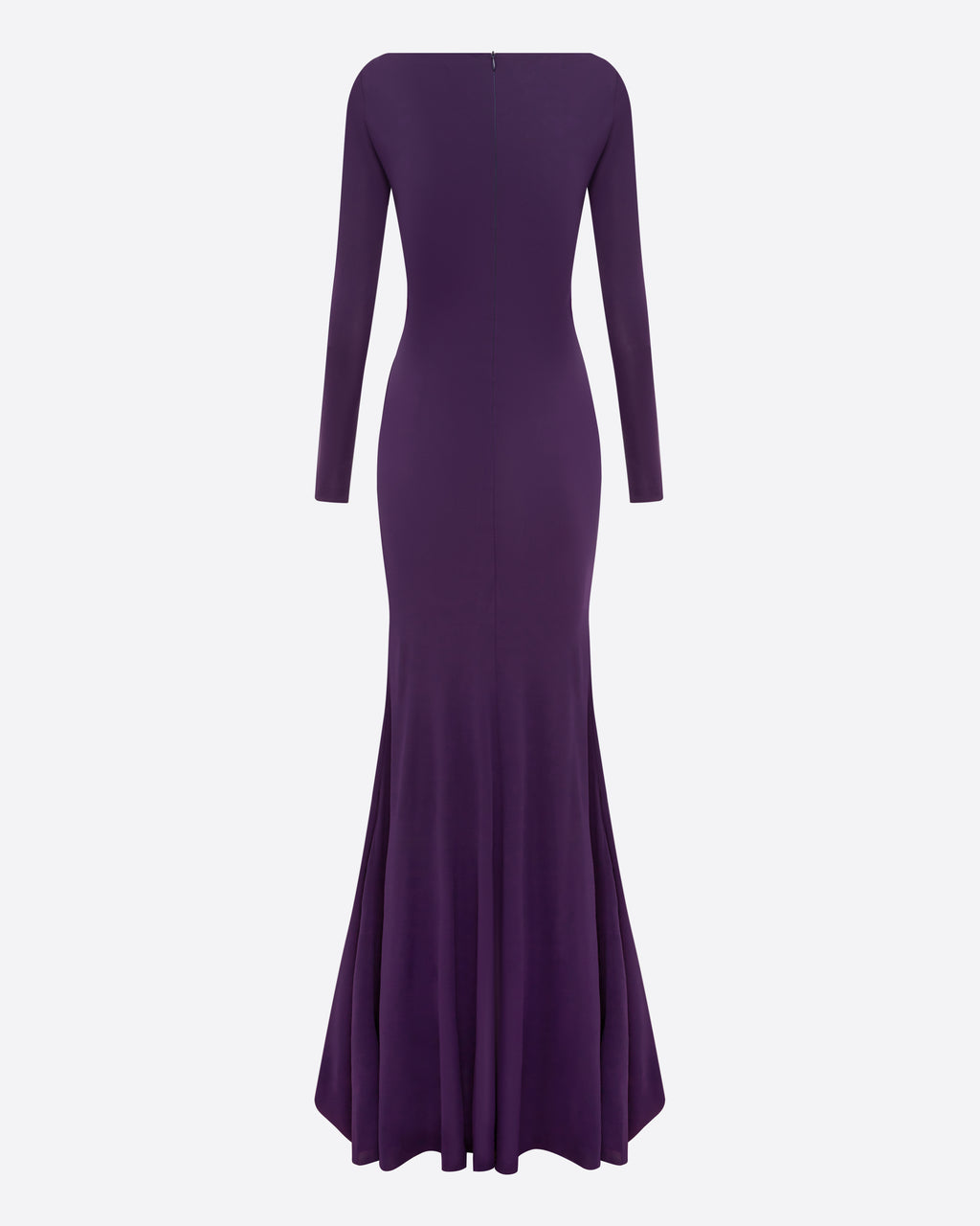 Long Sleeve Twist Gown in Dry Jersey