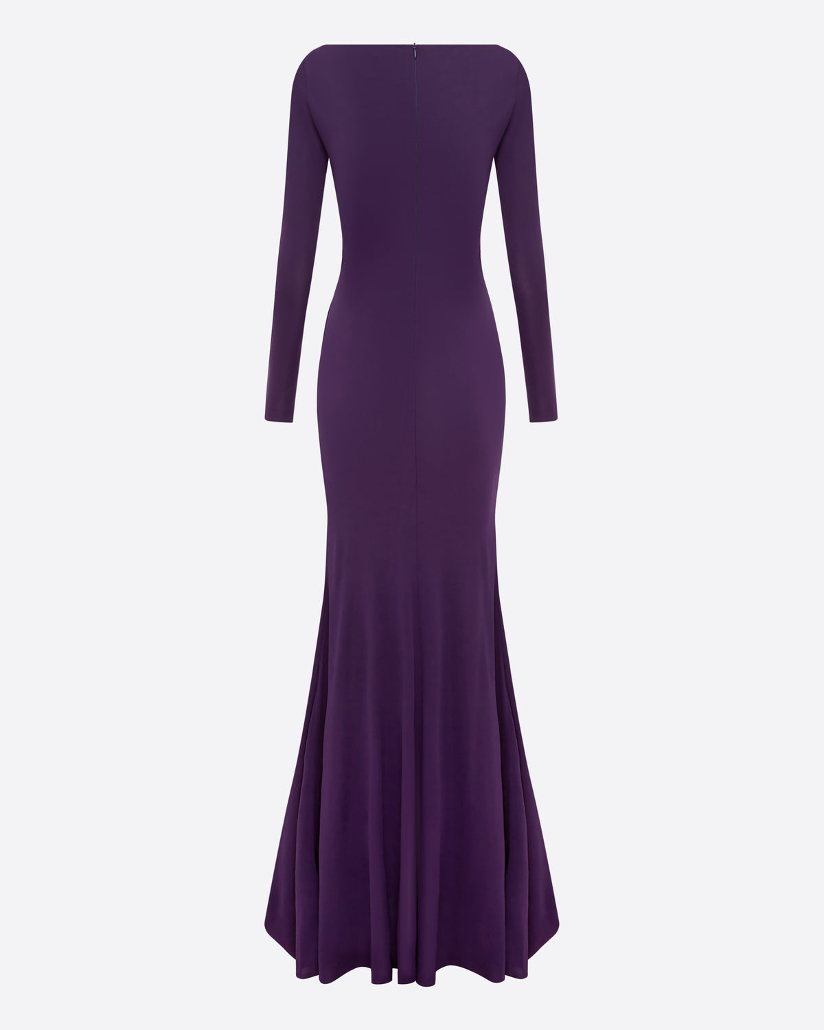 Long Sleeve Twist Gown in Dry Jersey