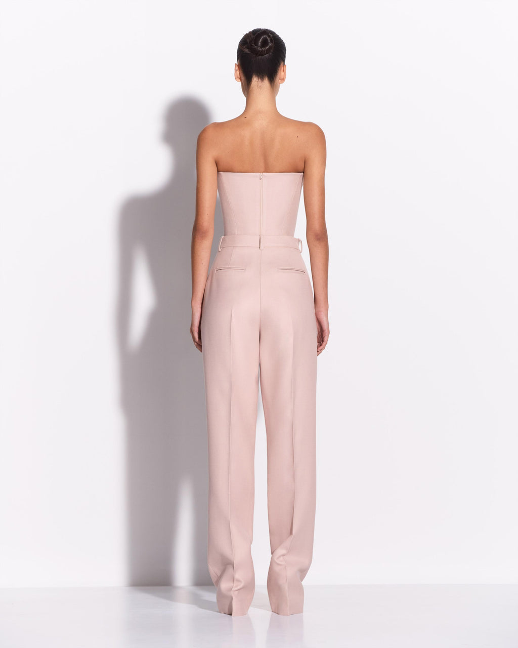 Longline Corset in Wool Suiting