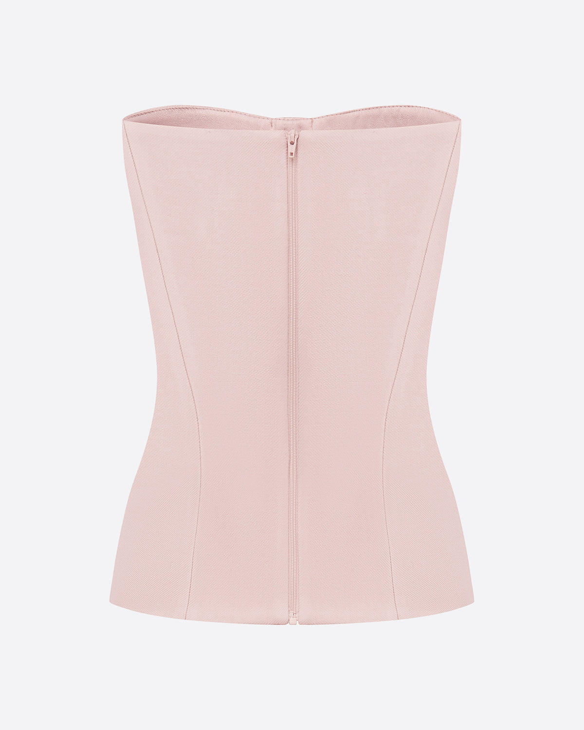 Longline Corset in Wool Suiting