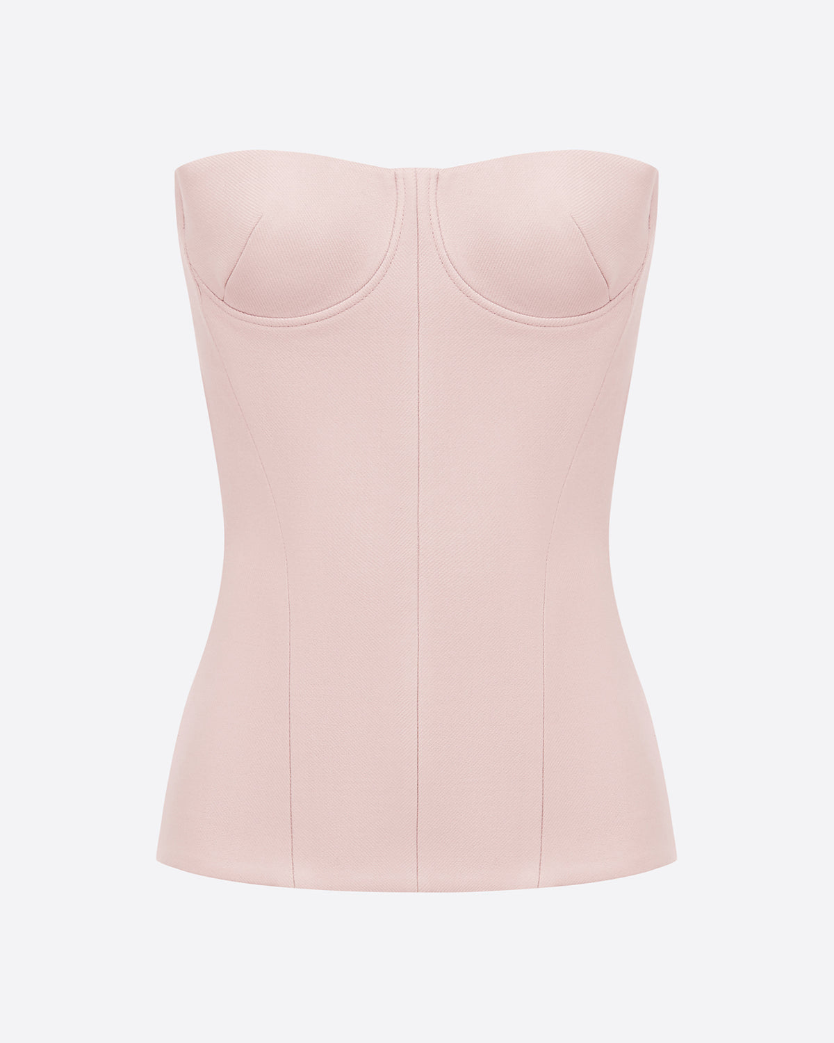 Longline Corset in Wool Suiting