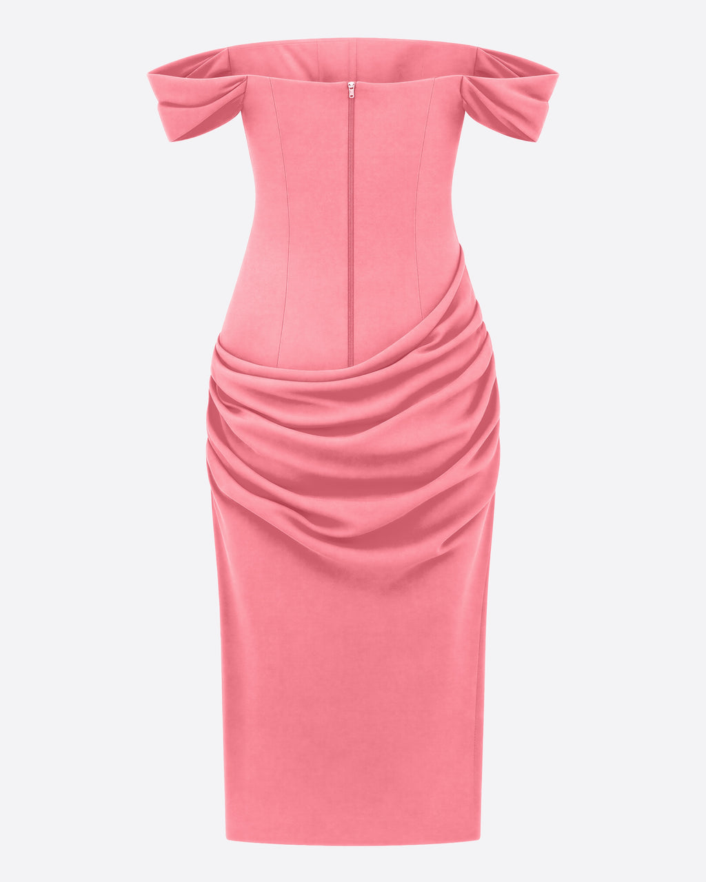 Longline Dress in Duchess Satin
