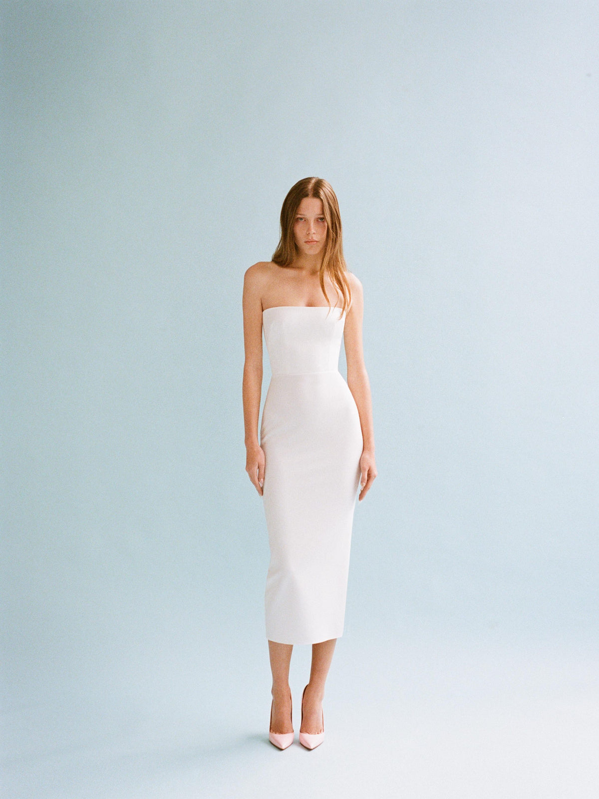 Alex Perry Bride Edit Collection One - Strapless Dress in Stretch Crepe