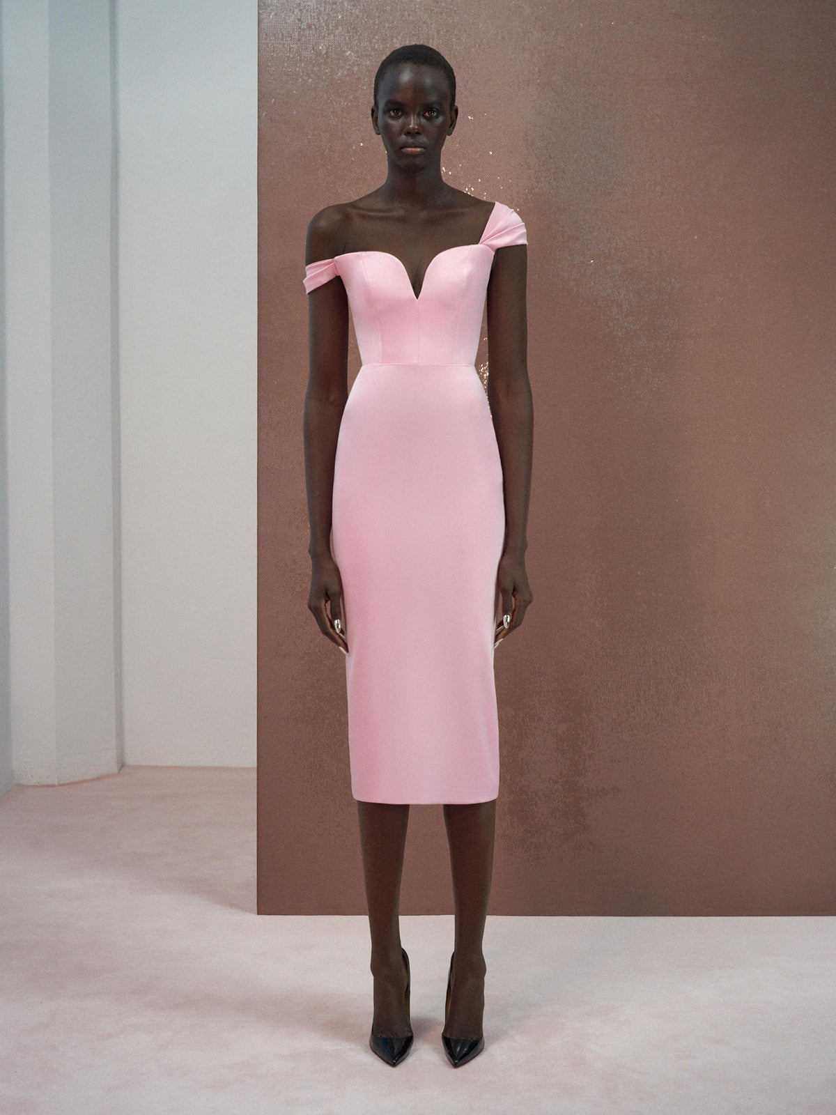 Alex Perry Resort 2026 Look 36 - Sweetheart Dress in Satin Crepe