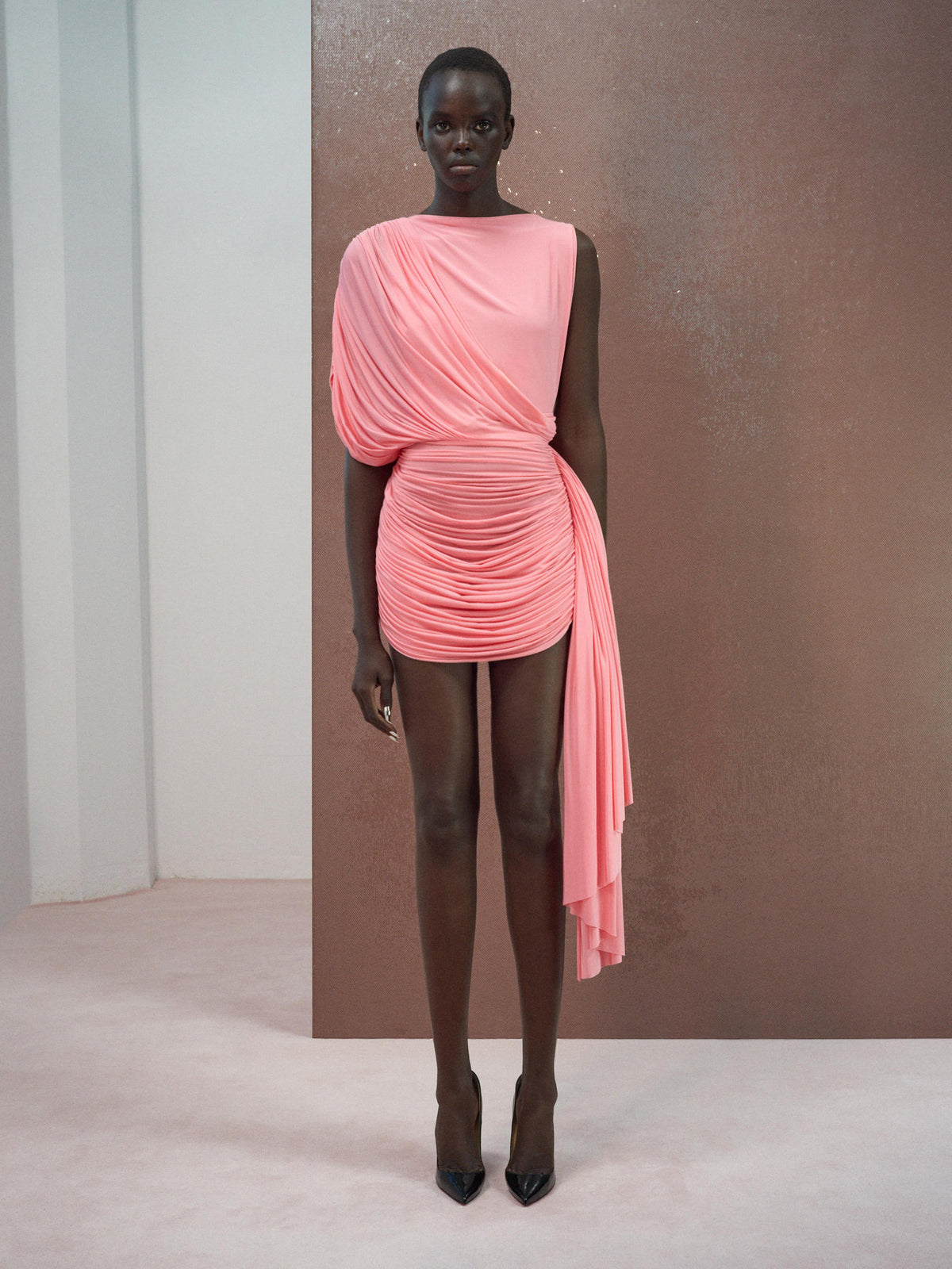 Alex Perry Resort 2026 Look 46 - Draped Mini Dress in Jersey
