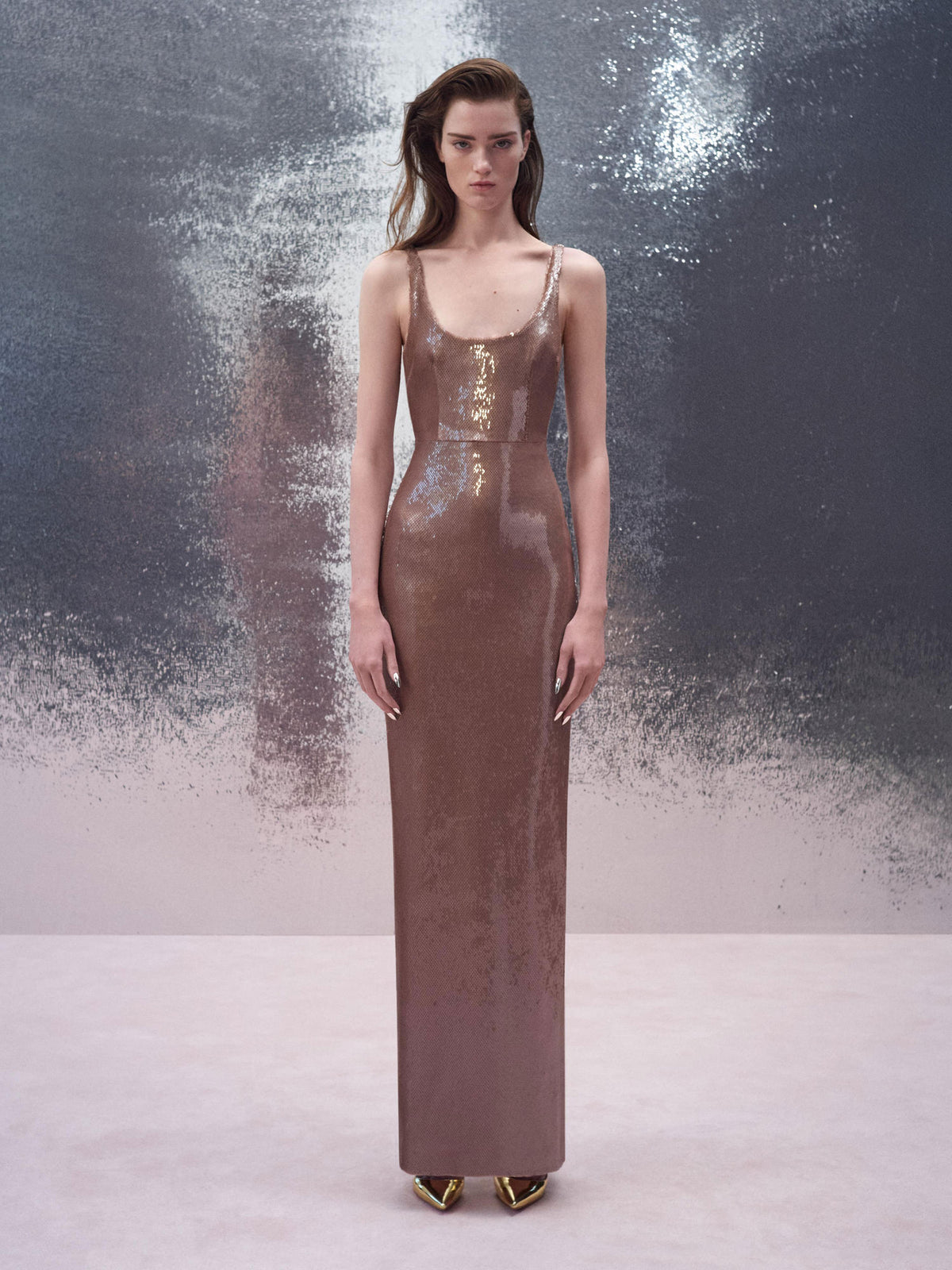 Alex Perry Resort 2026 Look 49 - Singlet Column in Sequin