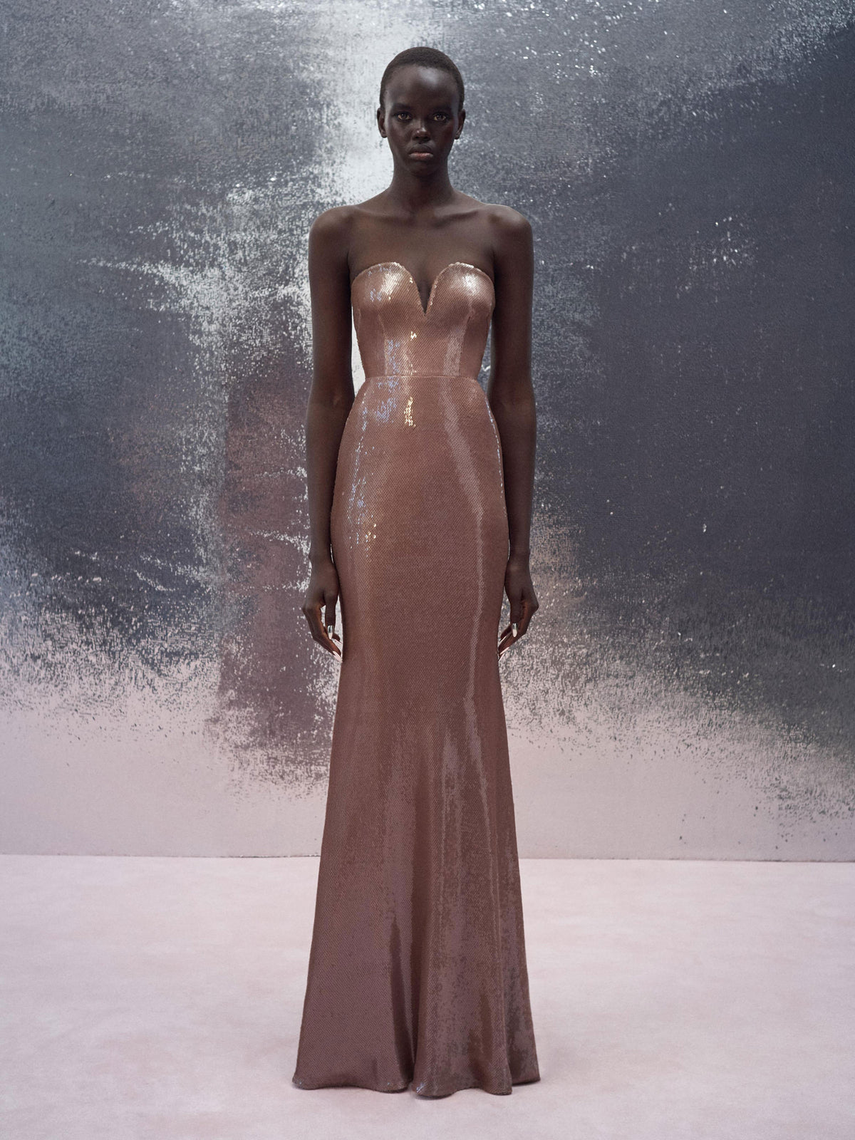 Alex Perry Resort 2026 Look 50 - Strapless Sweetheart Gown in Sequin