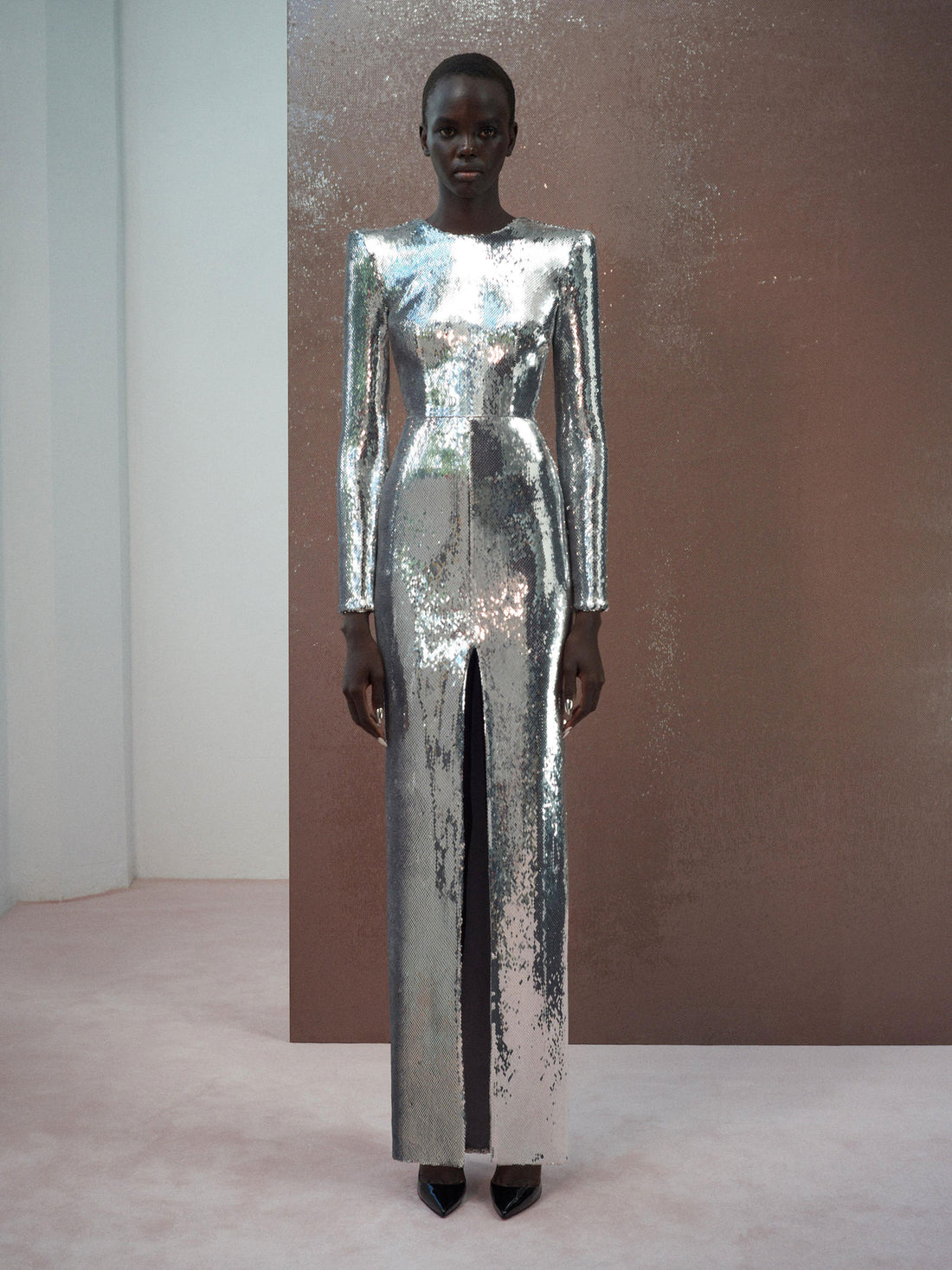 Alex Perry Resort 2026 Look 54 — Long Sleeve Column in Sequin