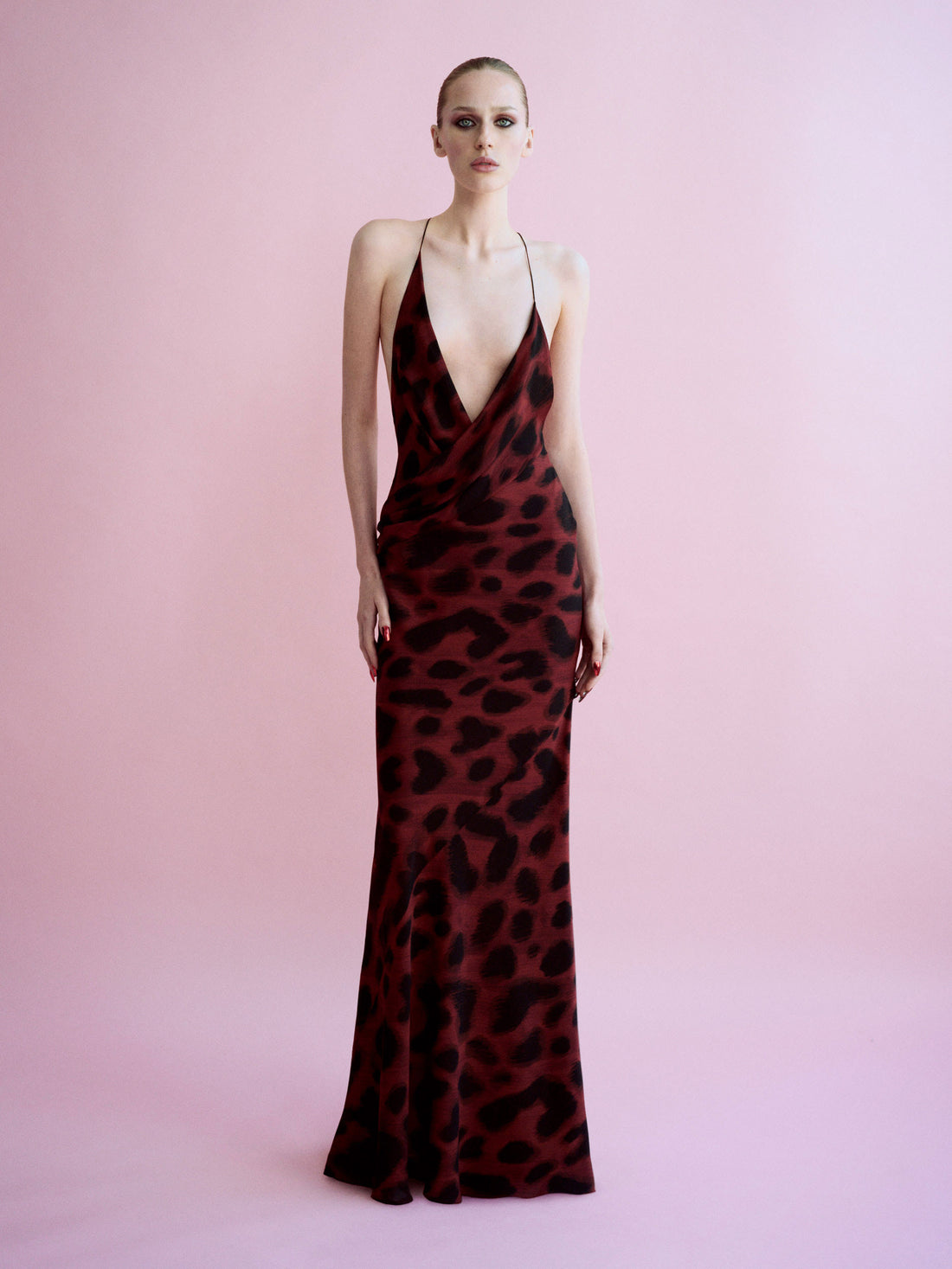 Alex Perry Spring Summer 2026 Look 9 — Bikini Wrap Gown in Silk Georgette