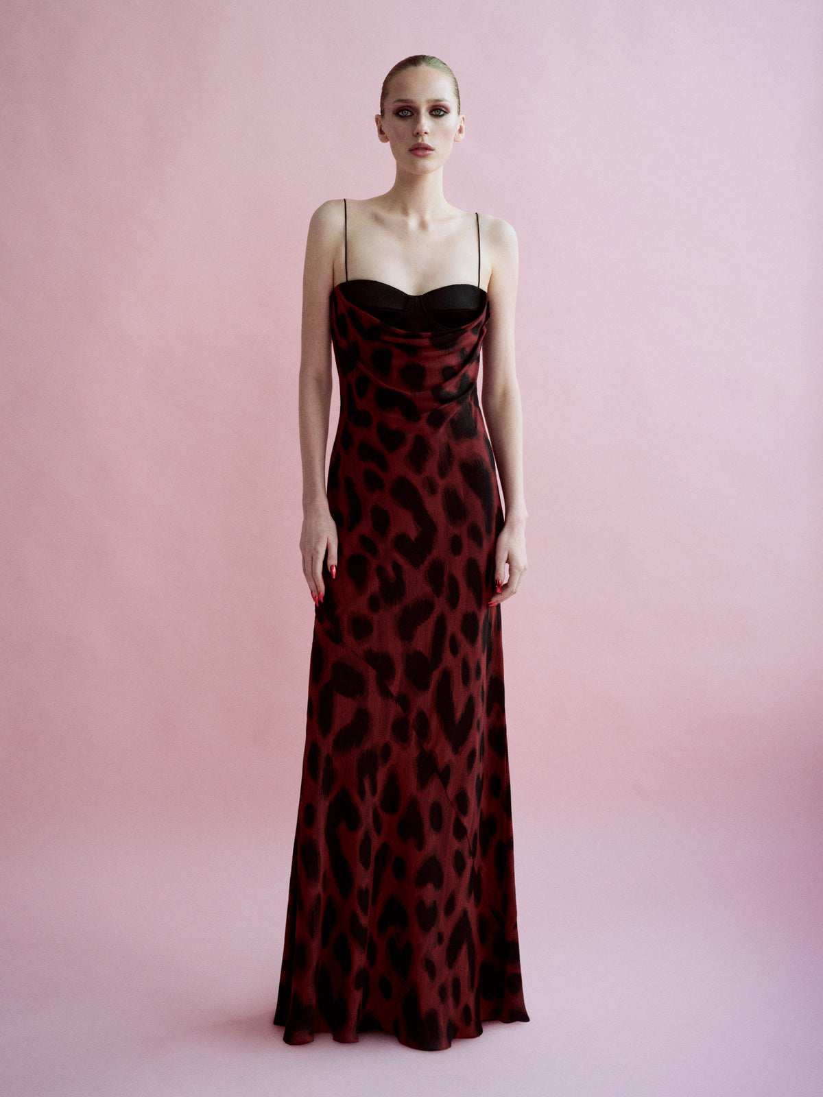 Alex Perry Spring Summer 2026 Look 11 - Drape Gown in Silk Georgette