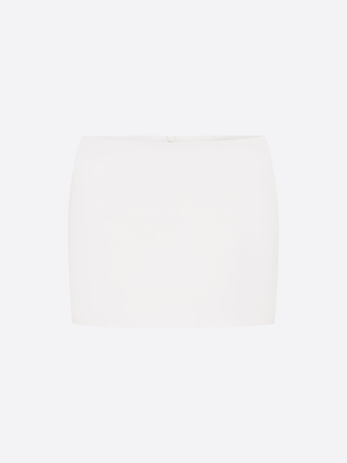 Low Rise Mini Skirt in Leather