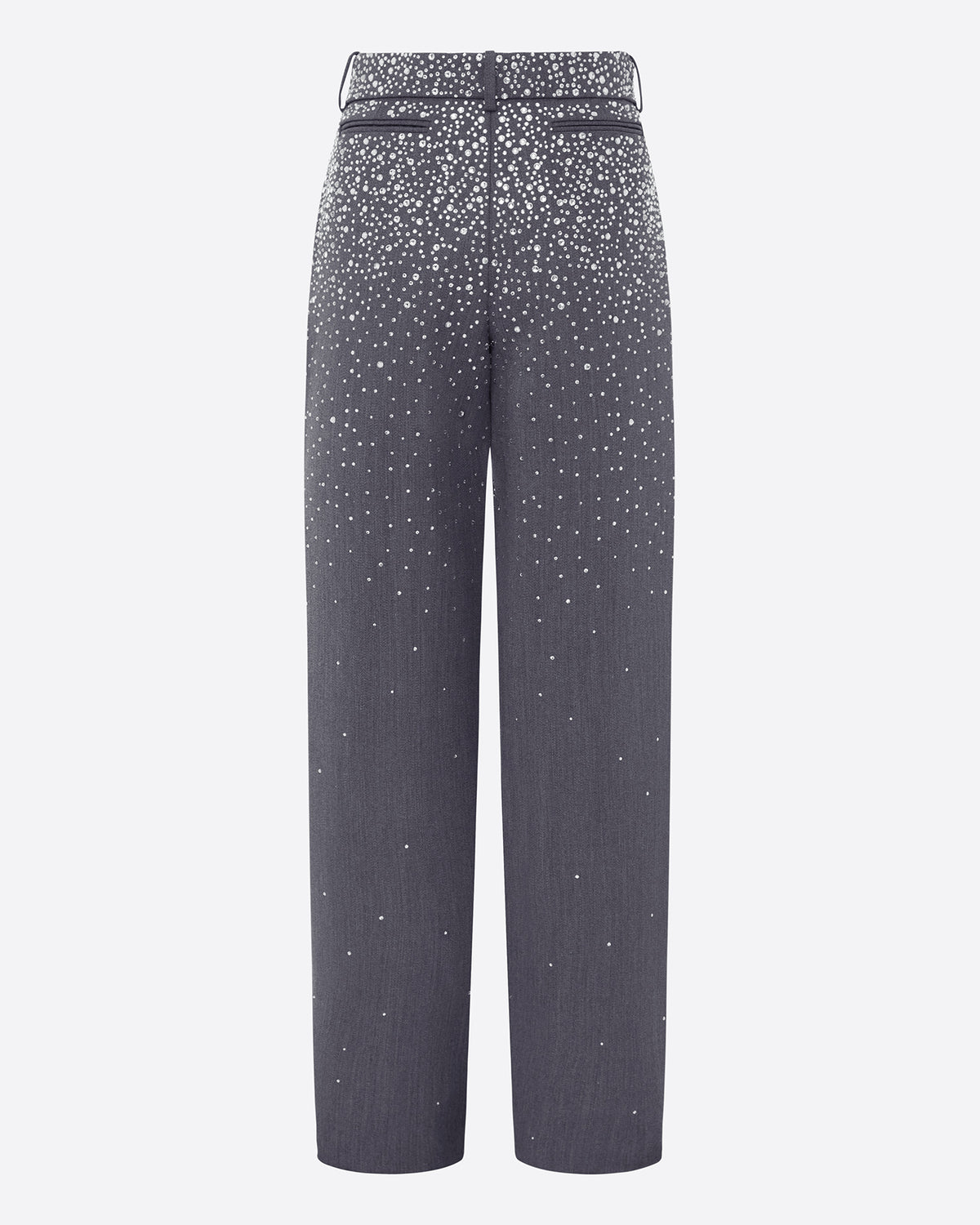 Low Rise Trouser in Crystal Suiting