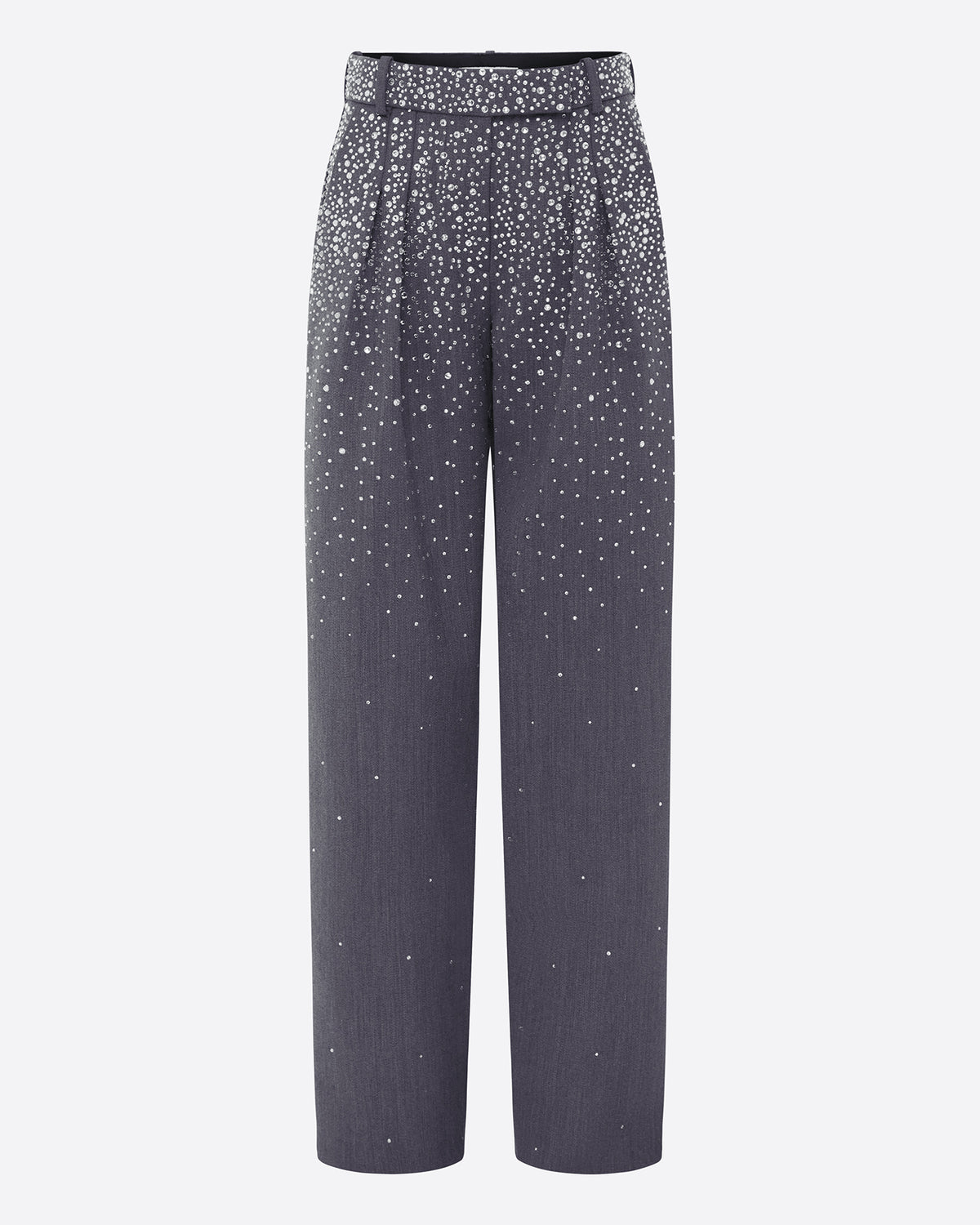 Low Rise Trouser in Crystal Suiting