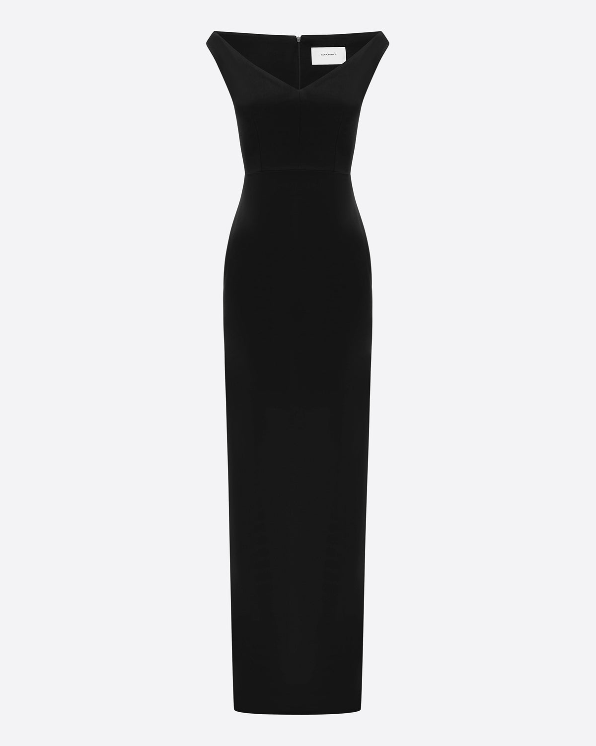 Off Shoulder Column in Satin Crepe