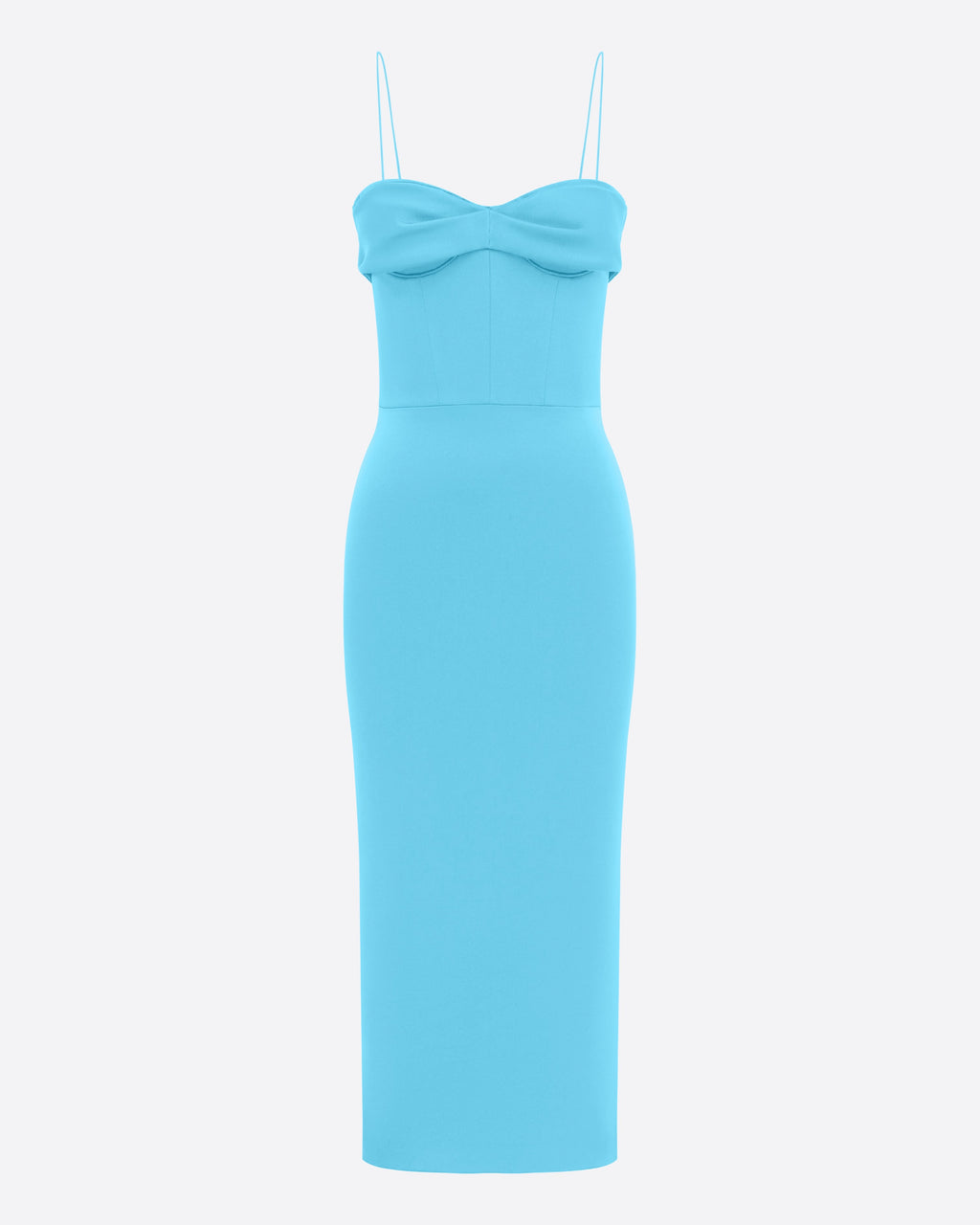 Pinch Dress in Satin Crepe