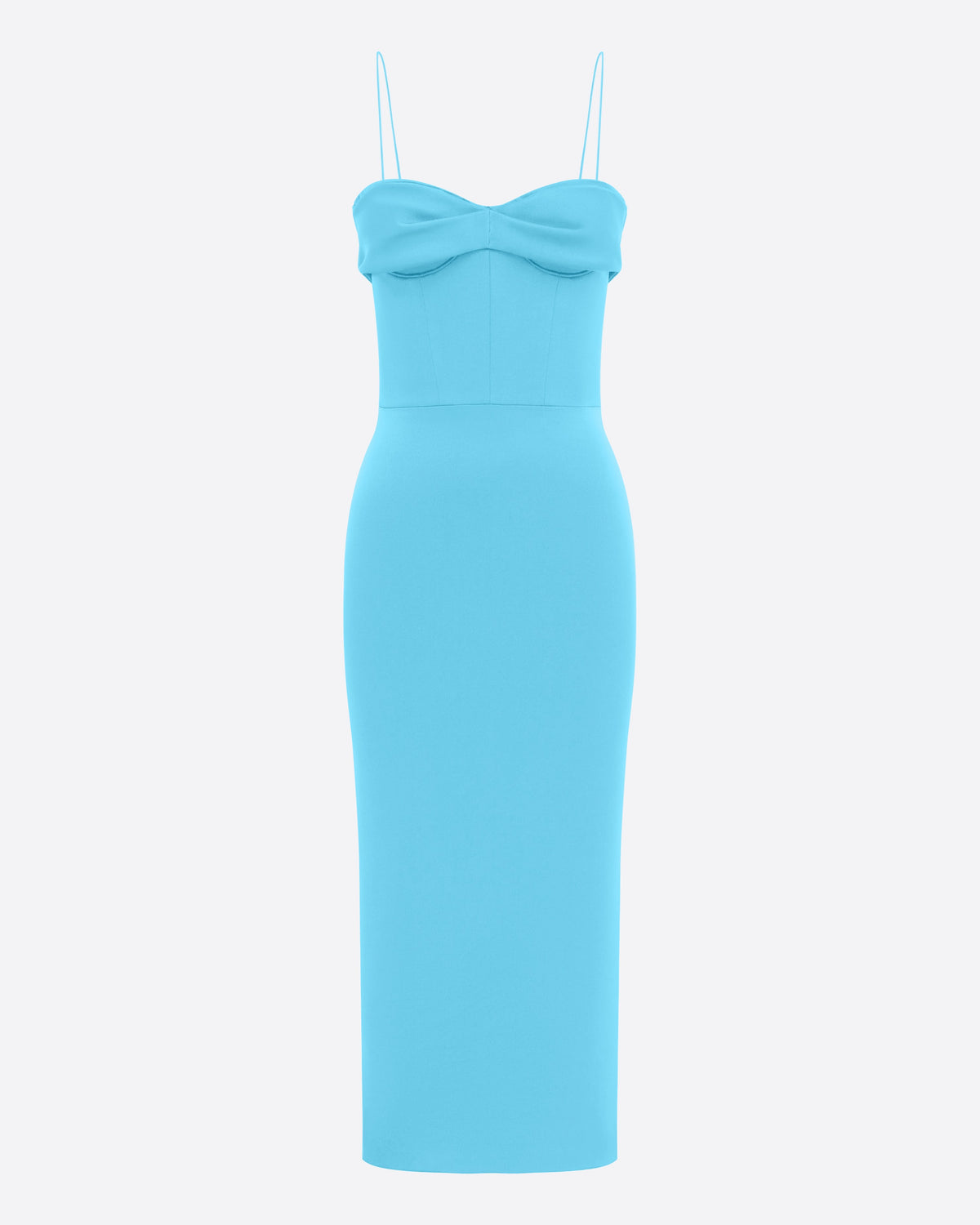 Pinch Dress in Satin Crepe