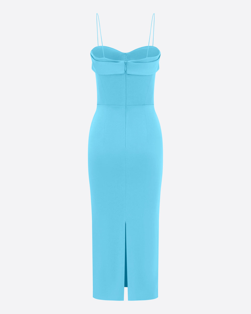 Pinch Dress in Satin Crepe