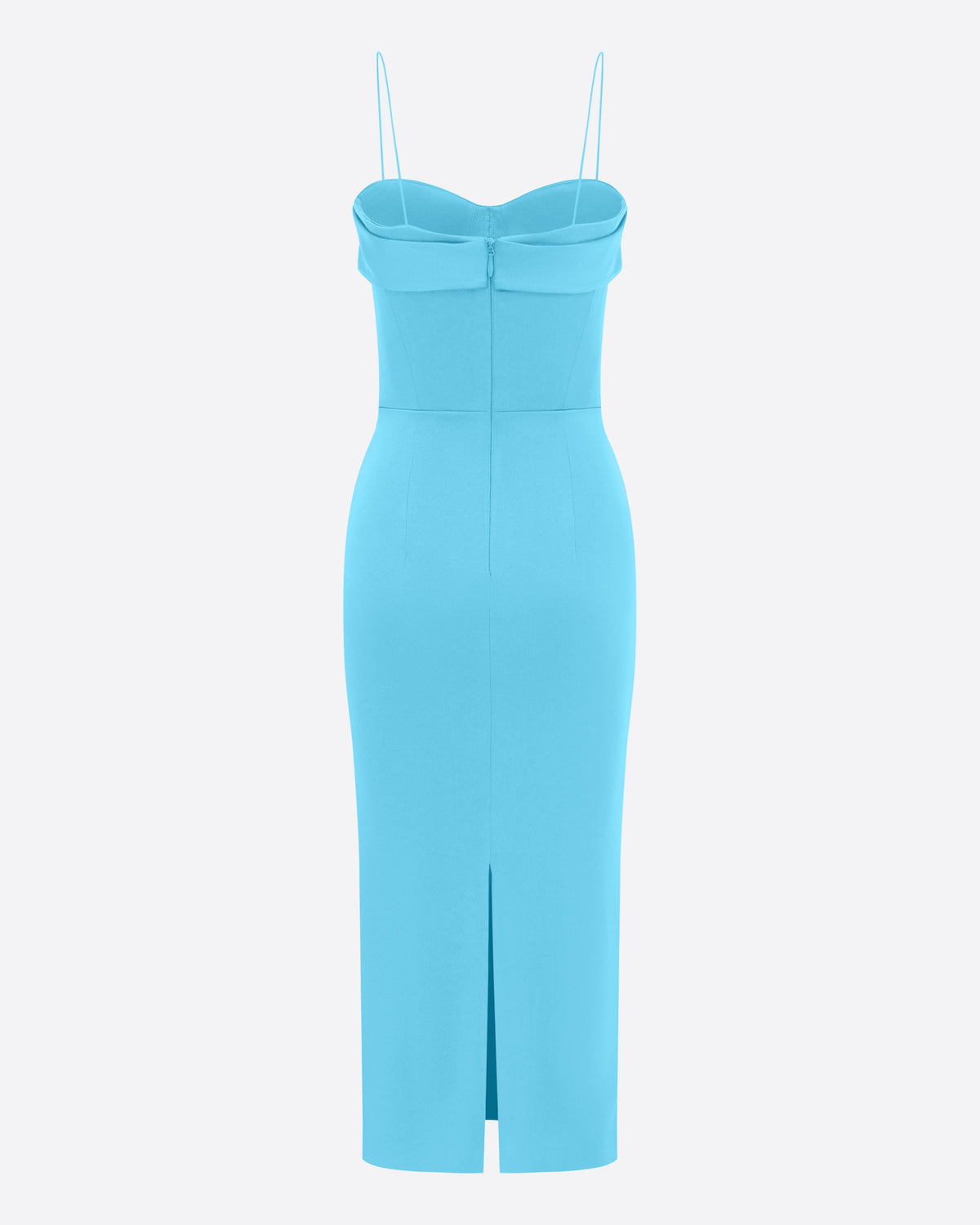Pinch Dress in Satin Crepe