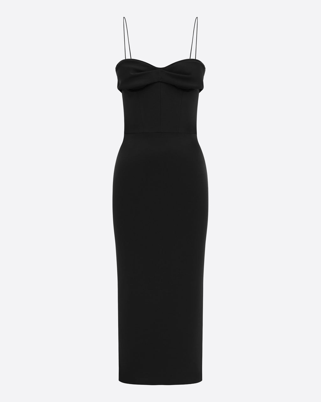 Pinch Dress in Satin Crepe