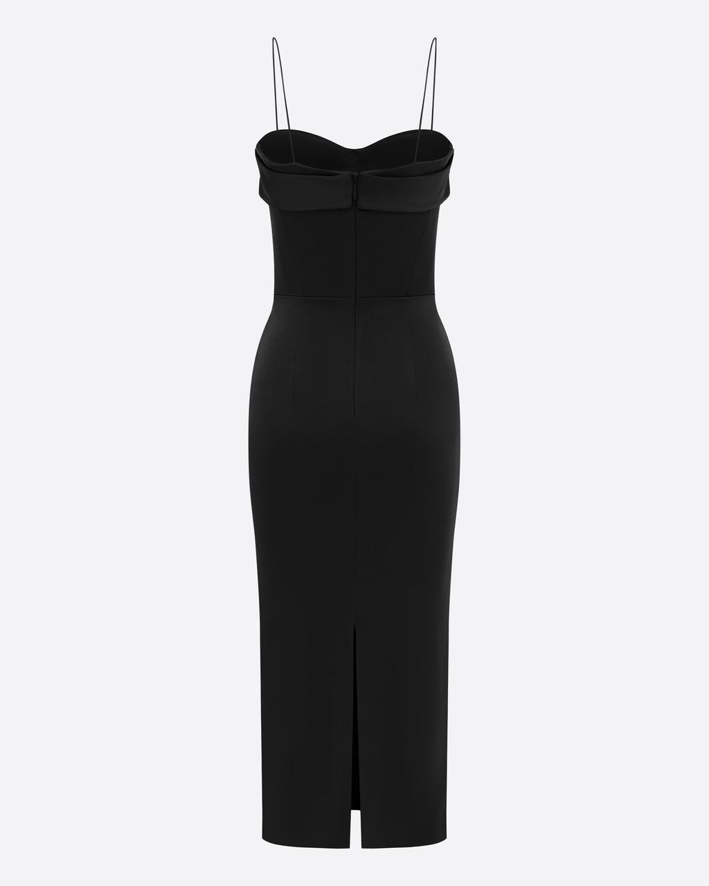 Pinch Dress in Satin Crepe