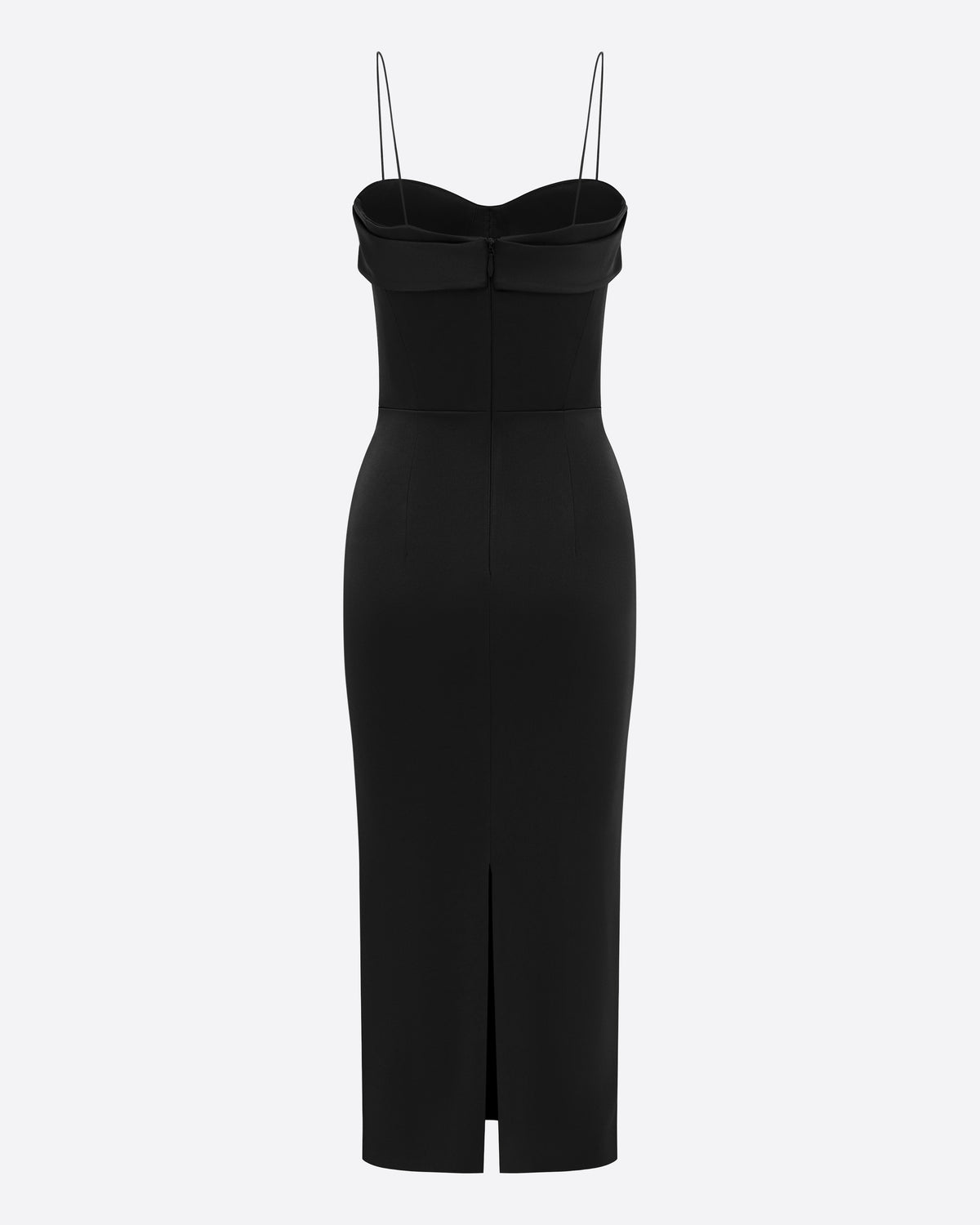 Pinch Dress in Satin Crepe
